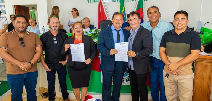 Solenidade de posse dos diretores das escolas  da rede municipal